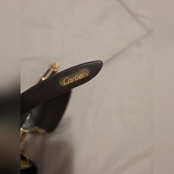 CARTIER Sunglasses with Brown Lenses New Unisex - Picture 9 of 11